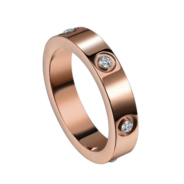 Rose Gold Eternity | Timanttisormus